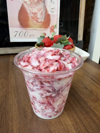 冷たい削りいちご販売開始！